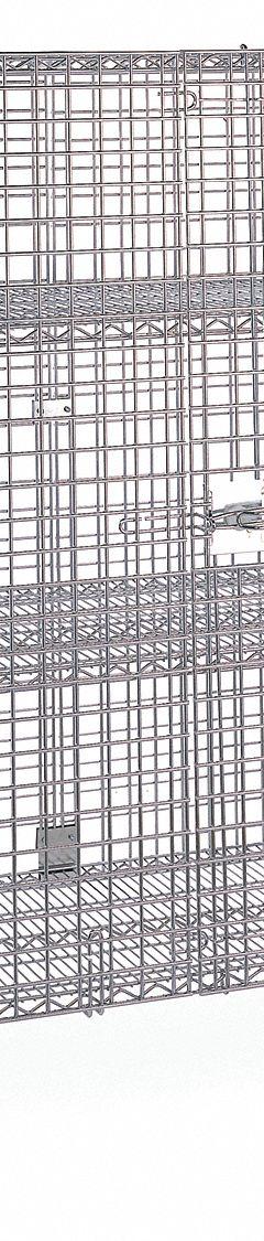 Mobile Security Cart: 36 in Overall Lg, 24 in Overall Wd, 5 3/4 ft Overall Ht, 0 Compartments, Steel (MPN GRMJSEC53). Key specifications — Brand: INSTOCK; Product Type: Mobile Security Cart; Includes: (2) Internal Wire Shelves; Cart Material: Steel.