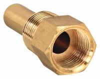 WINTERS Threaded Thermowell: Brass, For 1 7/8 in Stem Lg, 1 1/4 in Insertion Lg, For 1/2 in Stem Dia (MPN TAS62LF). Key specifications — attr1275131: 400°F/204°C; attr1275136: WINTERS; attr1275129: 710 psi.