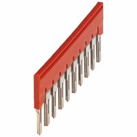 SCHNEIDER Bridge: Red (MPN NSYTRAL610). Key specifications — Compatible Manufacturer Model Number: NSYTRV62; Compatible with Product Type: TRV Screw Terminal Block; Brand: SCHNEIDER.