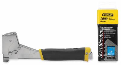 STANLEY Hammer Tacker: 13 in Overall Lg, For 3/8 in_1/2 in Staple Leg Lg - Hammer Tackers