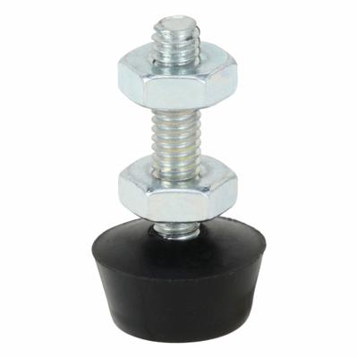 DE-STA-CO Flat Tip Spindle: Neoprene Tip, #8-32, 1 in Lg, 1 in Thread Lg - Neoprene Spindle Assemblies