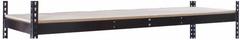 HALLOWELL Shelf: 72 in x 18 in, 1,000 lb Load Capacity, Particleboard, Black, Shelf (MPN DRHCPL7218ME). Key specifications — Decking Material: Particleboard; Includes: (4) Beams; Shelf Configuration: Single Straight; Color: Black; Frame Material: Steel; Brand: HALLOWELL; Frame Finish: Powder Coated; Product Type: Shelf.