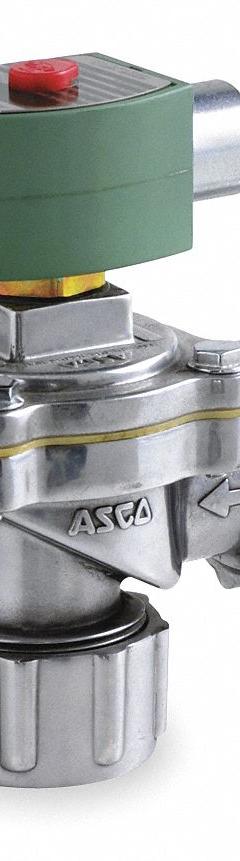 REDHAT Solenoid Valve: 2-Way, Normally Closed, 3/4 in Pipe Size, 110V AC/120V AC, Dust Collector (MPN 8353G052). Key specifications — Nominal Pipe Size: 3/4 in; Coil Enclosure: Watertight without Junction Box; Brand: REDHAT; Voltage: 120V AC.