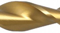 CHICAGO-LATROBE Taper Length Drill Bit: 27/64", 135° Split Point, TiN-Coated HSS, Parabolic Flute (MPN 55259). Key specifications — attr1233898: 0.4219.