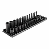 TEKTON Impact Socket Set: 1/4 in Drive Size, Small Set (0-50 pieces) Set Size, 26 Pieces, SAE (MPN SID90200). Key specifications — attr1204251: TEKTON; attr1215453: 1/4 in; attr1215454: 5/32 in to 11/16 in; attr1224229: Friction.