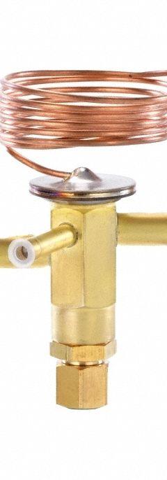 RANCO Thermostatic Expansion Valve: CV, Straight-Thru, 6 ton Nominal Capacity - Gen, Externally Adj (MPN RTXVCV-6B-2). Key specifications — Brand: RANCO; For Refrigerant Type: R-22; Includes: Mounting Bracket; Superheat Adjustment: Externally Adjustable; Manufacturer Part Number: RTXVCV-6B-2; Configuration: Straight-Thru.
