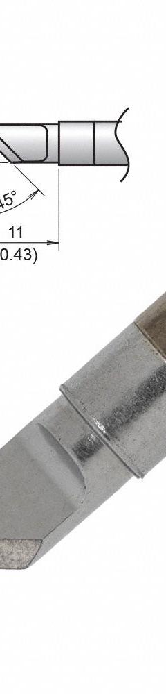 HAKKO Soldering Tip: T39 Series, Knife, 5 mm W, 11 mm Lg (MPN T39-KL). Key specifications — Brand: HAKKO; Compatible Handpiece Manufacturer Model Number: FX-9702; Manufacturer Part Number: T39-KL.