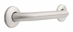 FRANKLIN BRASS Wall Grab Bar: Straight, 12 in Lg, 1 1/4 in Dia, Stainless Steel, Unfinished (MPN 5712). Key specifications — Brand: FRANKLIN BRASS.