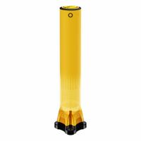 A-SAFE Bollard: Bolt-On, 47 1/16 in Install Ht, Round, Polymer, Yellow, 7 1/2 in Dia, Removable Cap (MPN MP-01-01-0003). Key specifications — Material Detail: Polymer.