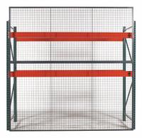 WIRECRAFTERS Aisle Guard: 1 Bays, 108 in x 1 1/4 in x 48 in, 10 ga, Steel, Powder Coated, Gray (MPN BACK94). Key specifications — Brand: WIRECRAFTERS; Material: Steel; Includes Hardware: No; Finish: Powder Coated; Color: Gray.
