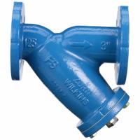 WILKINS Y Strainer: 3 in, Flanged, Perforated, 0.045 in Screen Size, Iron, 10 1/2 in Lg (MPN 3-FSC). Key specifications — Brand: WILKINS; Manufacturer Part Number: 3-FSC; Screen Material: Stainless Steel.