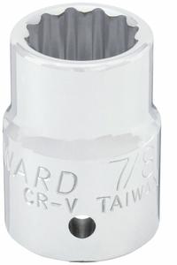 WESTWARD Socket: SAE, 3/4 in Drive Size, 15/16 in Socket Size, 12-Point, Std, Chrome, Socket (MPN 5MX77). Key specifications — attr1204417: WESTWARD; attr1204392: Chrome.