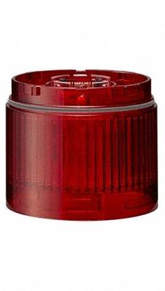 PATLITE Tower Light Module: Steady, 24V DC, Red, 60 mm Overall Dia, 40 mm Overall Ht, LR6 (MPN LR6-E-R+FB295). Key specifications — Brand: PATLITE; Compatible with Series: LR6; Lens Color: Red; Operating Voltage: 24V DC; Manufacturer Part Number: LR6-E-R+FB295.