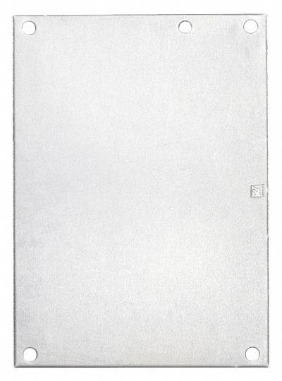 HOFFMAN Interior Panel: Back Panel Panel, 6.75 in Overall Ht, 4.88 in Overall Wd - Interior Mounting Panels