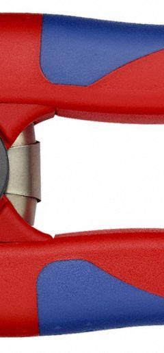 KNIPEX Bolt Cutters: Steel, For 1/4 in Max Dia Soft Steel, For 3/16 in Max Dia Medium Steel, Plastic (MPN 71 22 200 T BKA). Key specifications — attr308357: Blue/Red; attr308366: Steel; attr324820: KNIPEX.