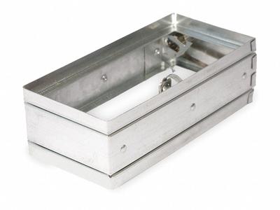 Dayton Fire Damper: Static, 11 3/4 in H, 15 3/4 in W, 3 3/4 in L, Galvanized Steel Frame - Rectangular Fire Dampers