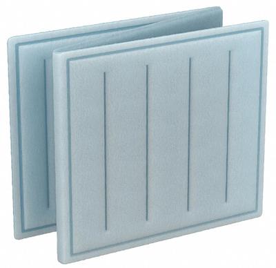 GRAINGER Link Air Filter: 16 in x 18 in x 1 in, 18 in Section Wd, 3 Sections, 3 Ply - MERV 8 Link Air Filters