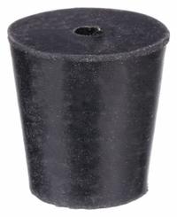 Stopper: Natural Rubber, 2 Stopper Size, 16 mm Bottom Dia, 20 mm Top Dia, 25 mm Overall Ht, Black (MPN RST2-H). Key specifications — Brand: APPROVED VENDOR; Color: Black; Stopper Size: 2; Material: Natural Rubber.