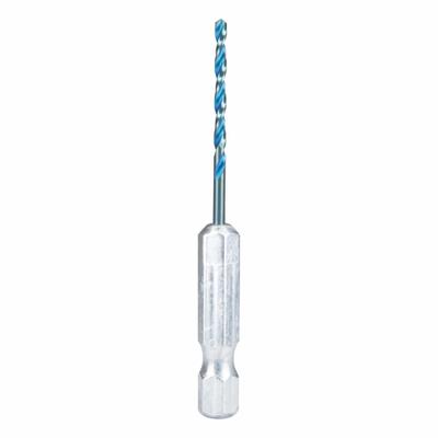 SPYDER Twist Drill Bit: 5/64", 137° Split Point, TiCN High Speed Steel - Spyder Mach-Blue Drill Bits
