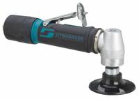 DYNABRADE Air Disc Sander: 3 in Pad, Locking, Heavy Duty, 0.4 hp, 21 cfm, Right Angle Grip, Fixed (MPN 48532). Key specifications — attr1320237: DYNABRADE; attr1320246: Rear.