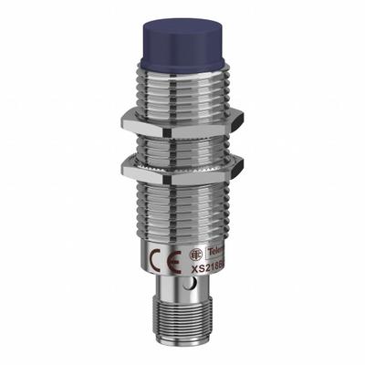 TELEMECANIQUE SENSORS Inductive Cylindrical Proximity Sensor: Built-in Connector, Unshielded - Cylindrical Sensors with Built-in Connectors