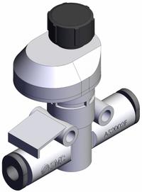 SMC Speed Controller: In-Line Fitting, Screw, 1/8 in Valve Body Size, 4 mm Push to Connect Tube (MPN AS2002FS-04). Key specifications — attr947203: Brass/PBT; attr947205: SMC.