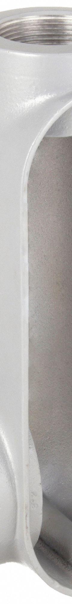 Conduit Outlet Body: Aluminum, 3 in Trade Size, LL Body, 173 cu in Body Capacity, Threaded Hub (MPN OLL-8). Key specifications — Finish: Powder Coated; Includes: Set Screw Hubs; For Use With: RMC; Brand: HUBBELL KILLARK; Hub Style: Threaded; Mfr. Series: O.