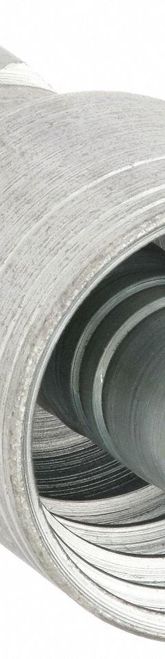 AEROQUIP Hydraulic Crimp Fitting: Steel x Steel, Straight, -16 For Hose Dash Size, Male x Genderless (MPN 1AA16MB16). Key specifications — Fitting Gender: Male x Genderless; Fitting Connection Type: ORB x Crimp; Thread Size: 1-5/16"-12; For Hose Dash Size: -16; Brand: AEROQUIP.