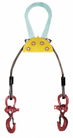 Load Leveling Sling,4 t Cap (MPN 52-4-6). Key specifications — Brand: CALDWELL; Rope Coating Type: Uncoated; Sling Material: Steel; Source of Supply: Made in USA.