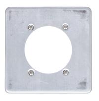 APPLETON ELECTRIC Weatherproof Cover: Steel, FD/FS, Round Receptacles, 2 Gangs, 4 5/8 in Overall Ht (MPN FSK-2R-M). Key specifications — Brand: APPLETON ELECTRIC; Color: Gray; Compatible with Product Type: Round Receptacles; Compatible with Series: FD; Mounting Orientation: Horizontal or Vertical.