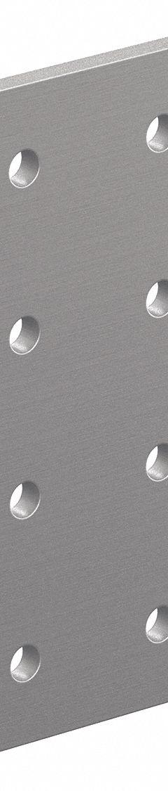 Joining Plate: Rectangular Flat Plate, 15 Series, 1/4 in x 3 in x 6 in, For 21/64 in Slot Wd, Silver (MPN 4365). Key specifications — Material: Aluminum; Brand: 80/20; Finish: Anodized.