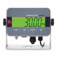 OHAUS Washdown Indicator: C1, 9 5/16 in Overall Ht, 11 3/8 in Overall Lg, 3 1/8 in Overall Wd (MPN DT33XW). Key specifications — attr1360126: OHAUS; attr1360104: g; attr1360123: Yes; attr1360124: Battery/Electric; attr1360105: OIML; attr1360119: C1.