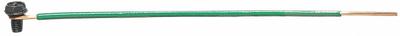 IDEAL Grounding Pigtail: Copper, Green, Fastening Ground Conductor - Pigtail Leads & Grounding Accessories