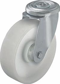 APPROVED VENDOR Bolt-Hole Caster: Swivel, No Brake, Nylon, 6 7/8 in Wheel Dia., 2 in Wheel Wd, Nylon (MPN LER-PO 200R). Key specifications — attr1111490: APPROVED VENDOR; attr1176865: Swivel.