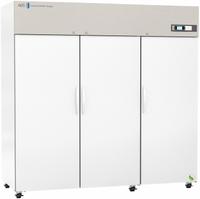 AMERICAN BIOTECH SUPPLY Lab Refrigerator: 72 cu ft, Upright, 1°C to 10°C, 36 in Overall Dp, 3 Doors (MPN ABT-HC-SPL-72). Key specifications — Door Opening Style: Left and Right; Color: White; Alarm Type: Temperature; Manufacturer Part Number: ABT-HC-SPL-72; Brand: AMERICAN BIOTECH SUPPLY; Product Type: Lab Refrigerator; Door Type: Swing Glass; Refrigerant Type: R-290.