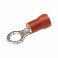 BURNDY Vinyl Ring Terminal For 22 - 16 AWG: Red, Vinyl Insulation, 5/16 in Stud Size, 600 V (MPN TP16516). Key specifications — attr1308027: BURNDY; attr1356587: Funnel Entry.