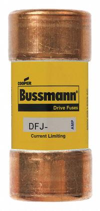 BUSSMANN Fuse: DFJ Series, Class J, Cylindrical Body, Fast-Acting, 6 A, 600 V AC, 450 V DC (MPN DFJ-6). Key specifications — attr1287274: DFJ; attr211200: BUSSMANN.