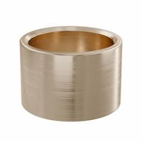 Sleeve Bearing: Bronze, SAE 841, 1 1/4 in Bore, 1 1/2 in OD, 1 in Lg, -35°F to 300°F, 5 PK (MPN AA1512-15B). Key specifications — System of Measurement: Inch; Material Grade: SAE 841; Brand: OILITE.