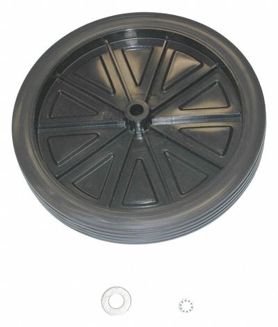 RUBBERMAID COMMERCIAL PRODUCTS Wheel Kit, 12" dia.: For 1FYG4, For FG9W7100BLA - Material Handling Parts