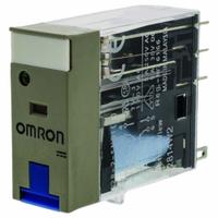OMRON General Purpose Relays: 24V DC, DPDT, 8 Pins/Terminals (MPN G2R-2-SNI DC24(S)). Key specifications — Brand: OMRON; Base Type: Square; Electrical Connection: Plug-In; Manufacturer Part Number: G2R-2-SNI DC24(S); Series: G2RS.