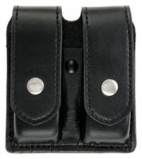 HEROS PRIDE Magazine Pouch: Black, Synthetic Leather, Plain, 5 1/2 in x 1 3/8 in, Snap Closure (MPN 1434PN). Key specifications — attr188437: Black; attr188438: Synthetic Leather; attr188431: Magazine Pouch.