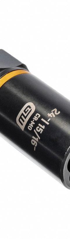 GEARWRENCH Deep Extraction Sockets: 15/16 in Socket Size, 6-Point, Deep, Black Oxide, Bolt Biter (MPN 86078). Key specifications — attr1204113: Deep; attr1204115: GEARWRENCH; attr1204121: 15/16 in; attr1204116: Not Tether Capable; attr1204118: Black Oxide.