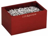 LAB ARMOR Double Red Bead Block: Aluminum, 6 in Overall Wd, 3 3/4 in Overall Lg, Bead Block (MPN 52200-RED). Key specifications — Product Type: Bead Block; Material: Aluminum; Brand: LAB ARMOR.