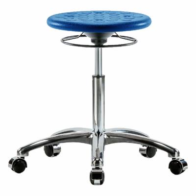 APPROVED VENDOR Stool: Polyurethane, Ht Range 19 1/4 in to 27 in, 13 in Seat Wd, 13 in Seat Dp - Polyurethane Lab Stools
