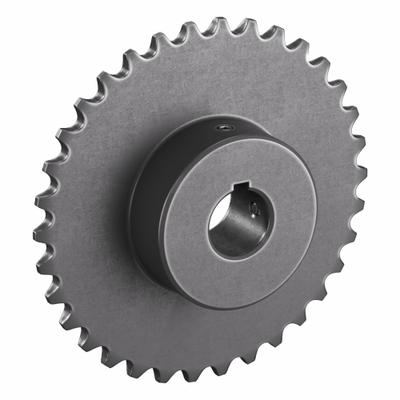 TRITAN Roller Chain Sprocket: 35, For 3/8 in Chain Pitch, 3/4 in Bore Dia, 34 Teeth - Size 35 Fixed-Bore Roller Chain Sprockets