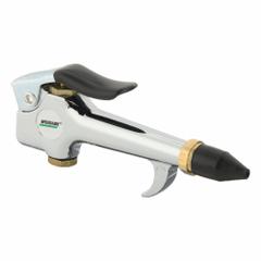 SPEEDAIRE Air Gun: Thumb-Lever Grip, Chrome-Plated Zinc, 1/4 in Female NPT, 1 Nozzle(s), Straight (MPN 22YK50). Key specifications — attr1328526: Chrome-Plated Zinc; attr1328500: Rubber Tip; attr1328508: SPEEDAIRE; attr1328515: No; attr1328533: No.
