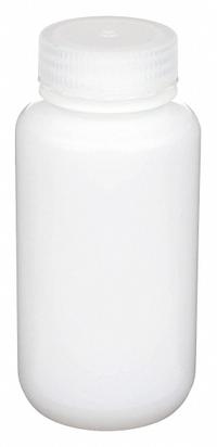 APPROVED VENDOR Sampling Bottle: HDPE, 500 mL, 16.9 fl oz, Closure Included, Colorless, 53-415 mm (MPN 6FAH7). Key specifications — Brand: APPROVED VENDOR; Graduated: No; Body Color: Colorless.