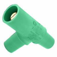 Tapping Tee: Female-Male-Female, Green, 600V AC, 400 A, Series 16 (MPN 16A22-UG). Key specifications — Brand: LEVITON; Gender Configuration: Female-Male-Female.