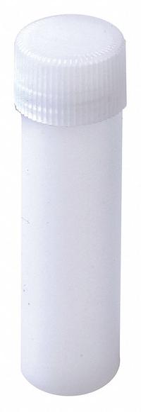 APPROVED VENDOR Vial with Screw Cap: Sample, HDPE, 5 mL, White, 12.7 mm Body Dia, Non-Sterile, White (MPN 2241R-PEF). Key specifications — Self-Standing: Self-Standing; Closure Color: White; Brand: APPROVED VENDOR; Vial Type: Sample; Body Color: White; Includes Closure: Yes; Bottom Shape: Square; Thread Location: External.