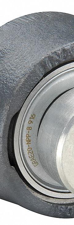 INA 2 Bolt Flange Bearing: Radial Ball, 45 mm Bore, Cast Iron, Eccentric Collar, 180 mm Lg, Rhombus (MPN PCJT45-XL-I). Key specifications — Bore Type: Cylindrical; Brand: INA; Lubricant Material: Lithium Complex Grease; Mounting Bolt Size: M12; Split Housing: Not Split; System of Measurement: Metric.